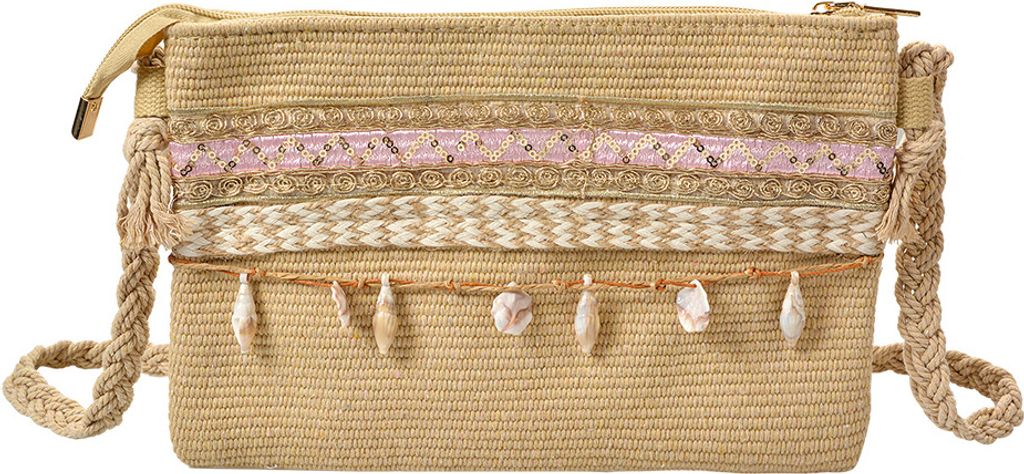 Clayre & Eef Handtasche 30x18 cm Braun Synthetisch