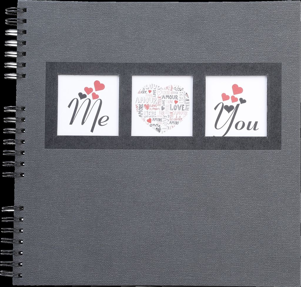 Album photo à spirales Exacompta 16215E, modèle ME & YOU, Image du produit 