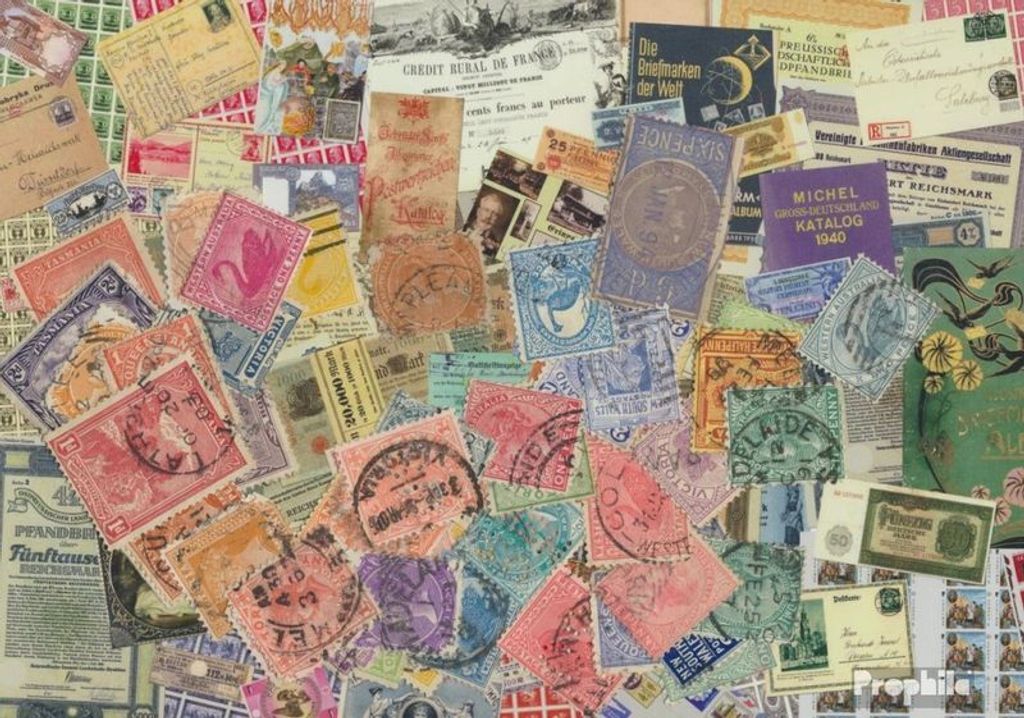 Briefmarken Australien Australische Staaten 100 verschiedene Marken