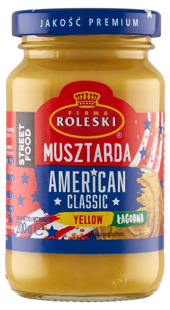 Roleski Musztarda America 200 g Obrázok produktu 