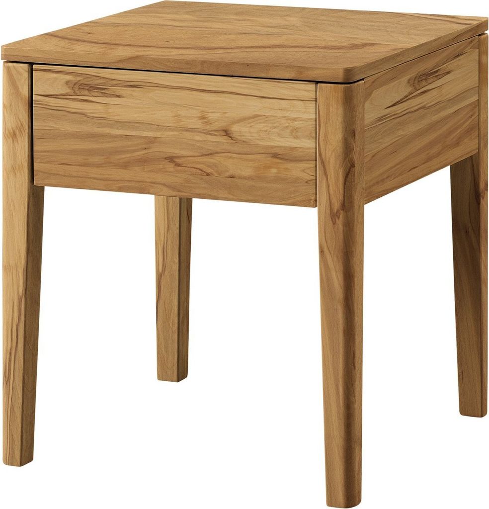Hasena Nachttisch Styly Buche Massivholz Farbe 87-Wildbuche natur, geölt