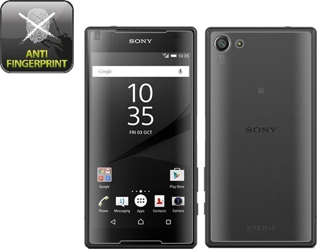 2x Displayschutzfoie für Sony Xperia Z5 Compact ANTI-REFLEX Displayfolie MATT FB