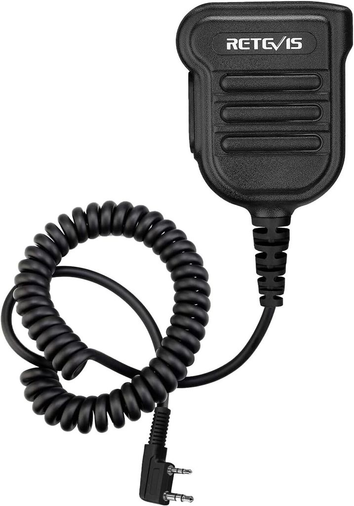Retevis H103K Schulterlautsprecher-Mikrofon IP54 Wasserdichtes Walkie Talkies-Lautsprechermikrofon RT81