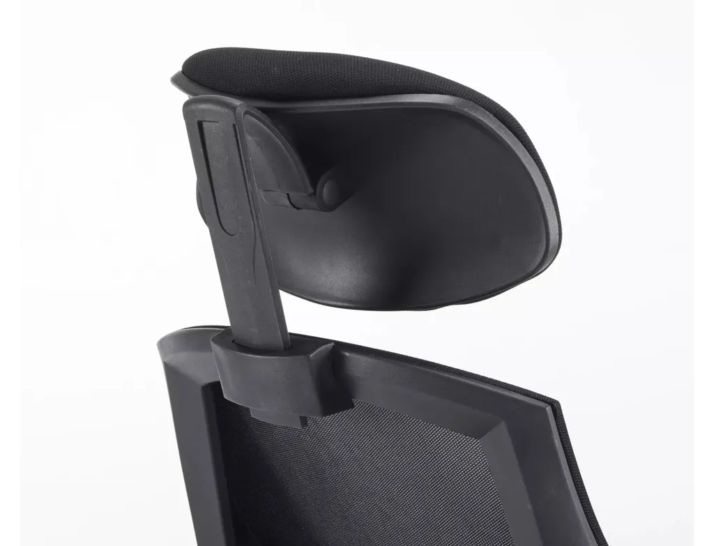 Fauteuil de bureau pivotant GANDY noir avec dossier en maille aérée - 8