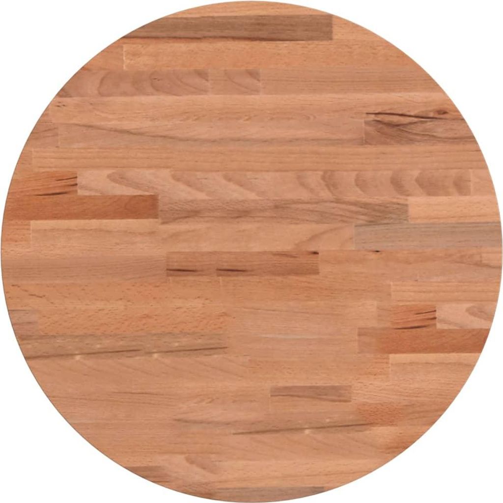 vidaXL Tischplatte Ø40x1,5 cm Rund Massivholz Buche