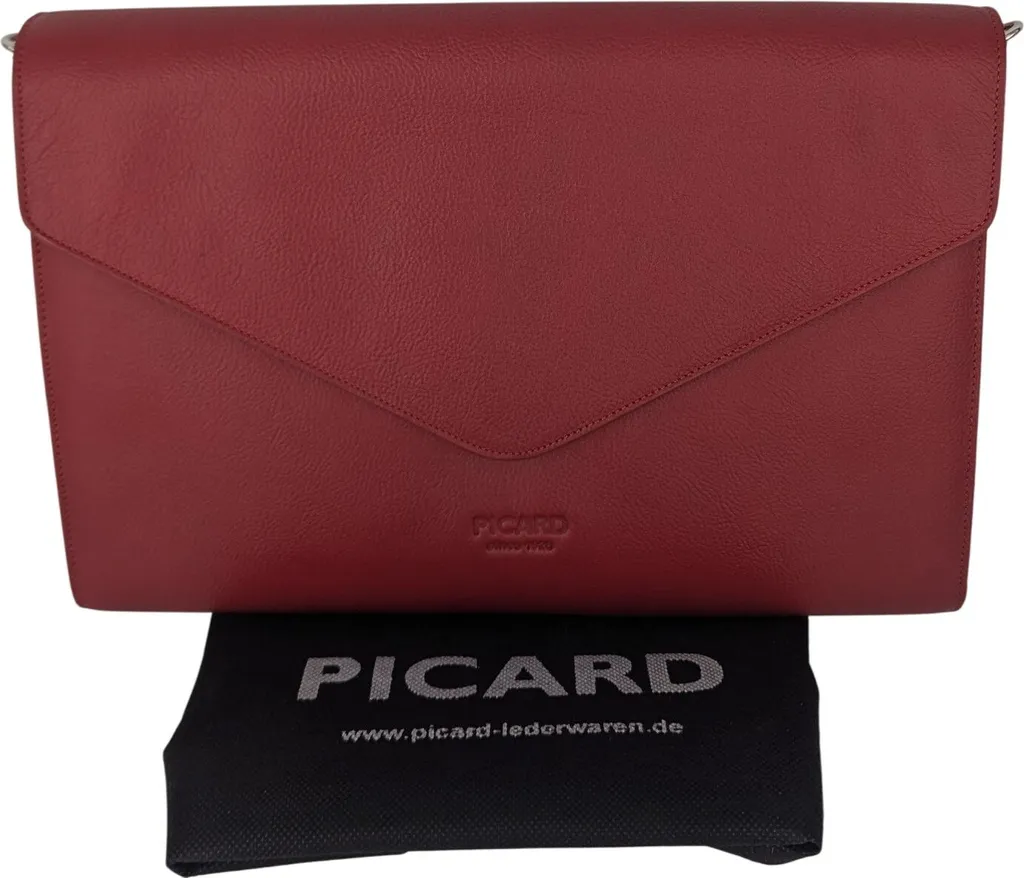 Picard Busy Mappa Porta PC 11" in Pelle Vacchetta Giallo Sole