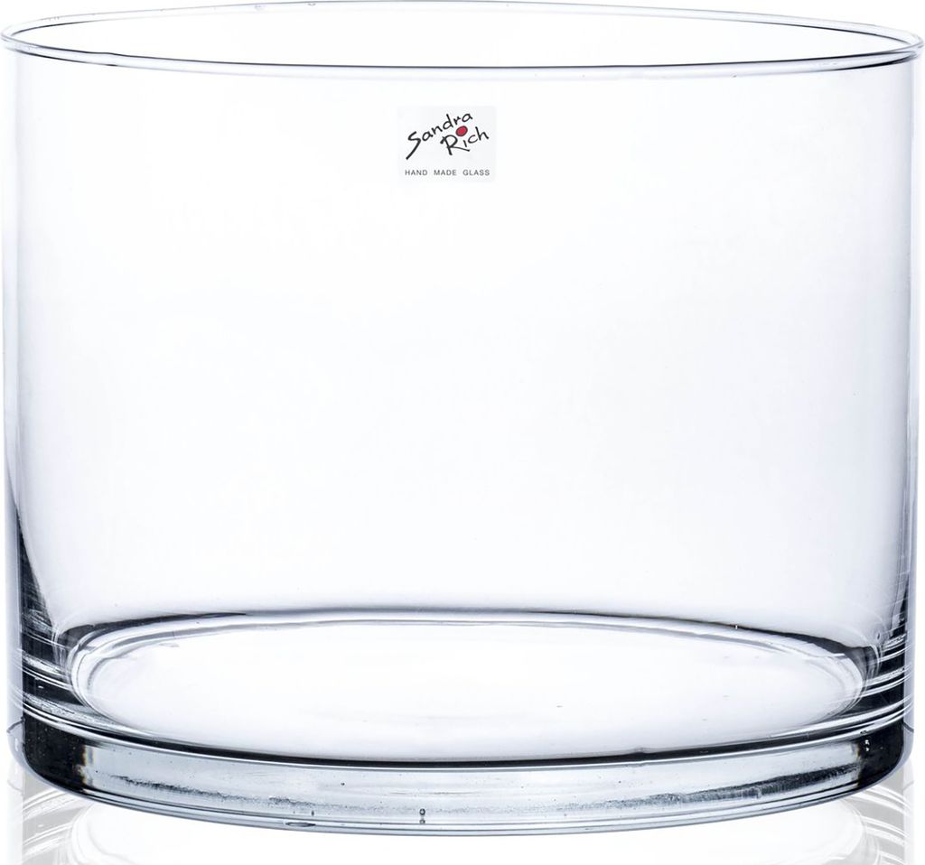 CYLI cylindrical vase - klar - 25x25x20cm - Glas Produktbild 