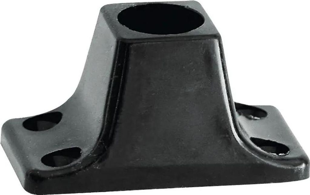 Nuova Rade Rechteckige Steckdose 90 Grad Für Rohr 22 Mm Schwarz Schwarz One Size