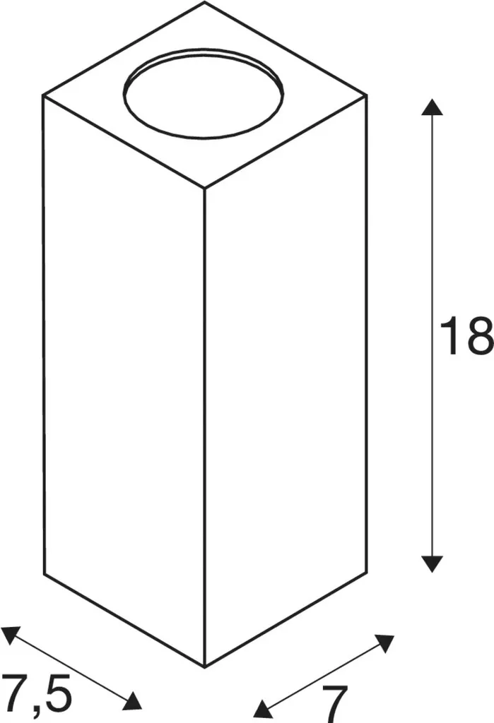 Applique anthracite orientable 1x35W - Solution gain de place 229525 - 6