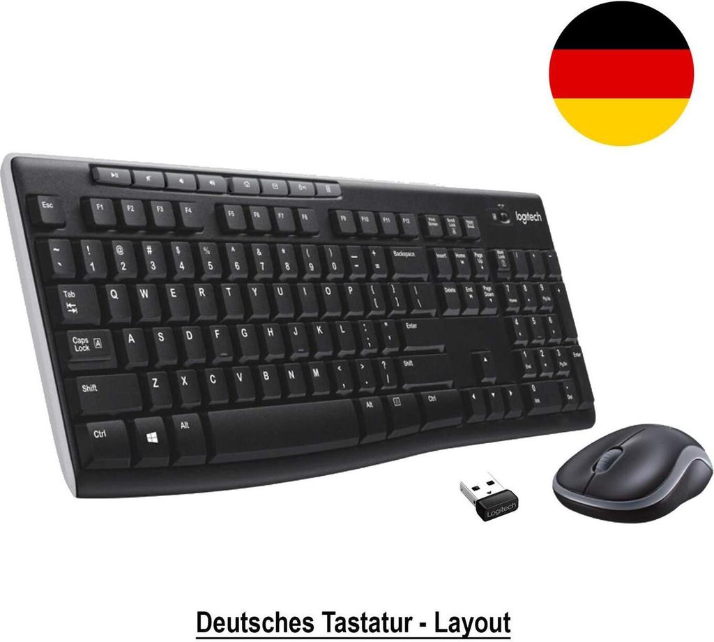 Logitech MK270 - Bezprzewodowe combo - mysz / klawiatura Zdjęcie produktu 16