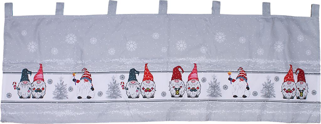 X-Mas Gardine Scheibengardine beleuchtet Fenstergardine LED 45x120cm