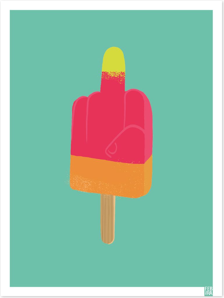 Eisfinger Kunstdruck 30 x 40 cm