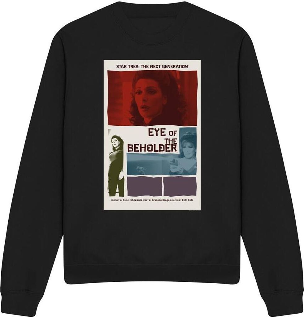 Star Trek - "The Next Generation Season 7 Episode 18" Sweatshirt für Herren/Damen Uni TV12011 (M) (Schwarz)