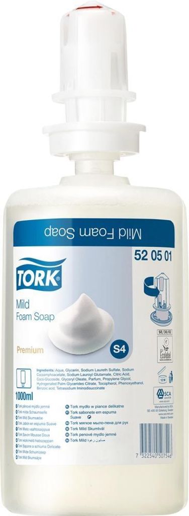 TORK Premium Mild S4 - Seife - Schaum - Patrone Produktbild 