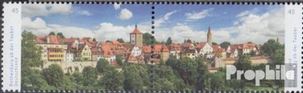 Briefmarken BRD (BR.Deutschland) 2019 Mi 3454-3455 Paar (kompl.Ausg.) gestempelt Deutschlands schönste Panoramen