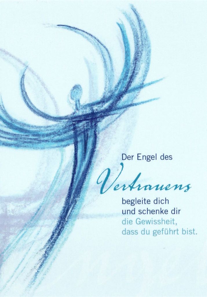 Postkarte "Der Engel des Vertrauens"