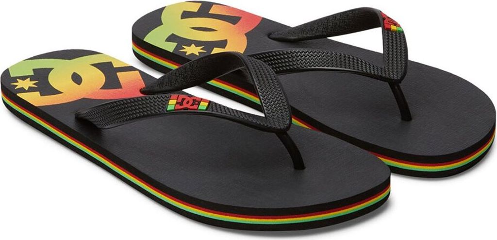 Dc Shoes Spray Flip-flops Schwarz EU 43 Mann Schwarz EU 43