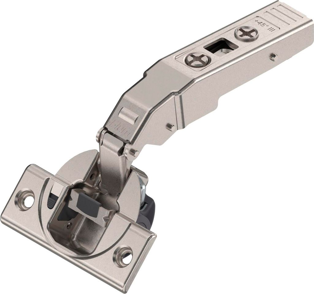 BLUM CLIP top BLUMOTION Winkelscharnier 45° III, max. aufschlagend, Schrauben