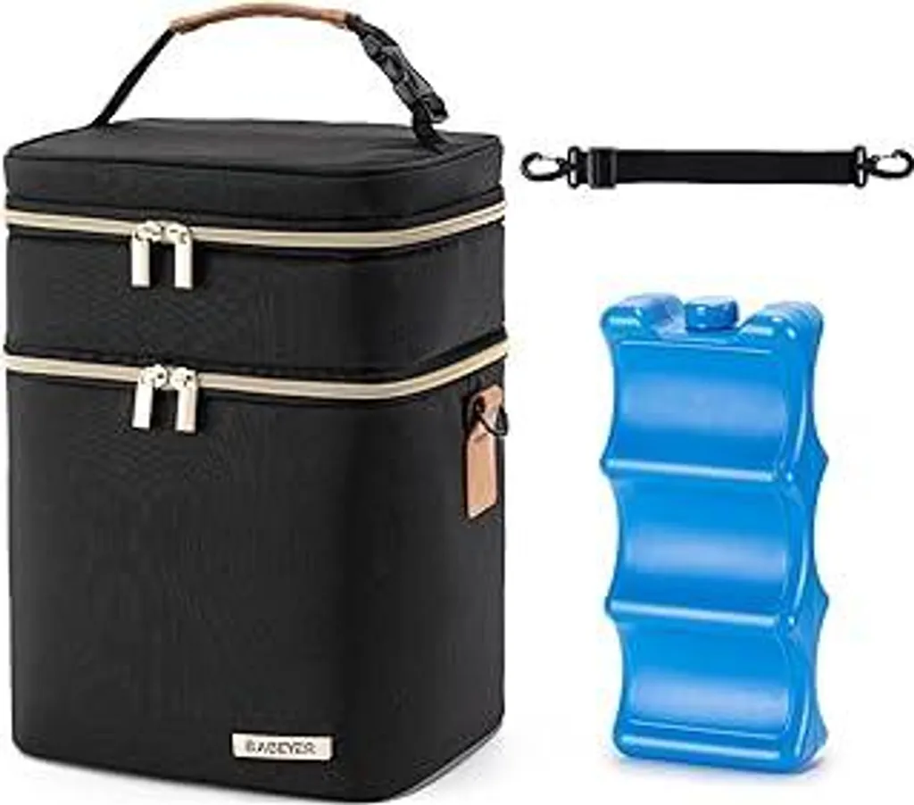 Borsa Termica Latte Materno Conveniente: 2 Borse in 1, Qualità Top