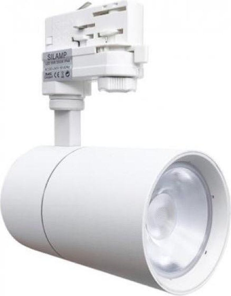 LED-Spot auf dreiphasiger Schiene, weiß, 30 W, 80° – Neutralweiß 4000 K – 5500 K