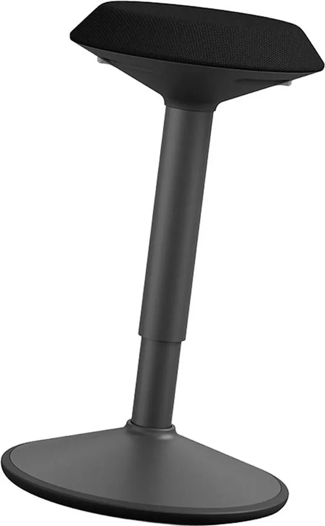 Tabouret à bascule Lykke Comfort assise active noire pour dos sensible