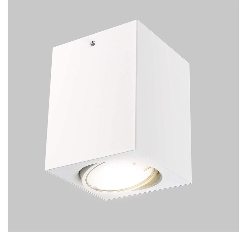 Briloner Tube LED Deckenlampe Schwenkbar 5W Aufbauleuchte Eckig Weiß
