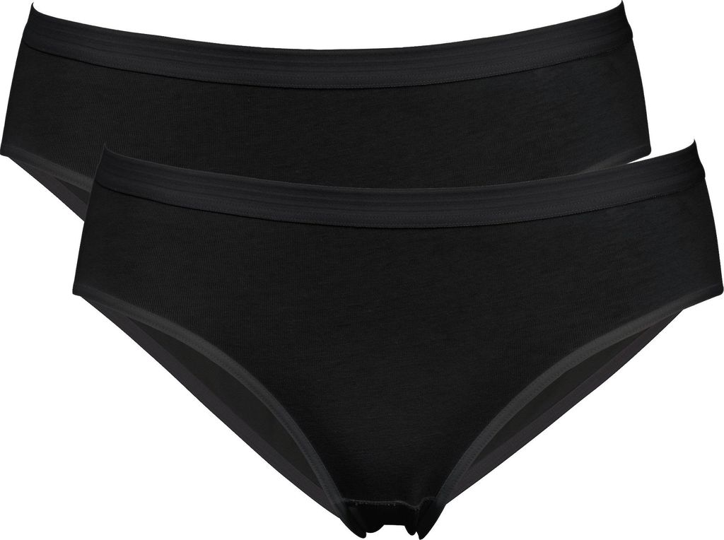 Erwin Müller Damen-Slip 2er-Pack schwarz 34