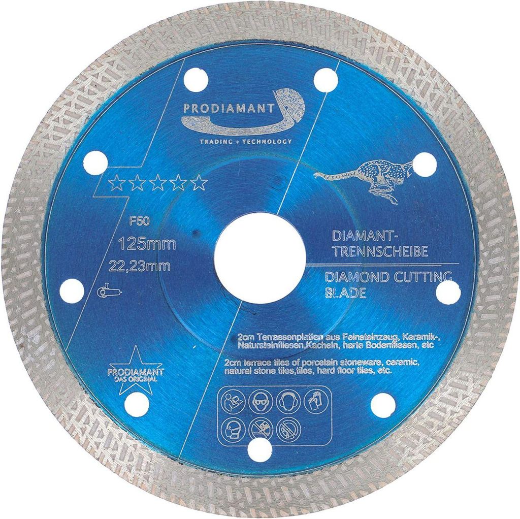PRODIAMANT Diamantový řezací kotouč 125 mm dlaždice, jemný Obrázek produktu 