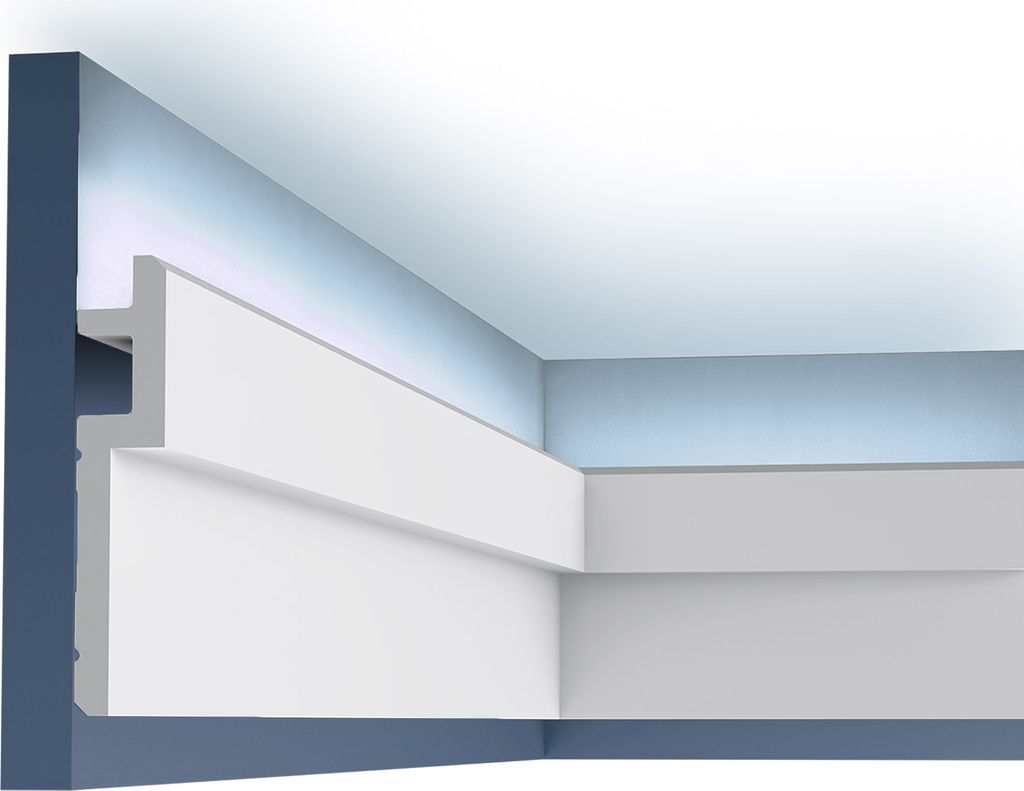 Orac Decor C395 MODERN STEPS Eckleiste für Indirekte Beleuchtung 2 m