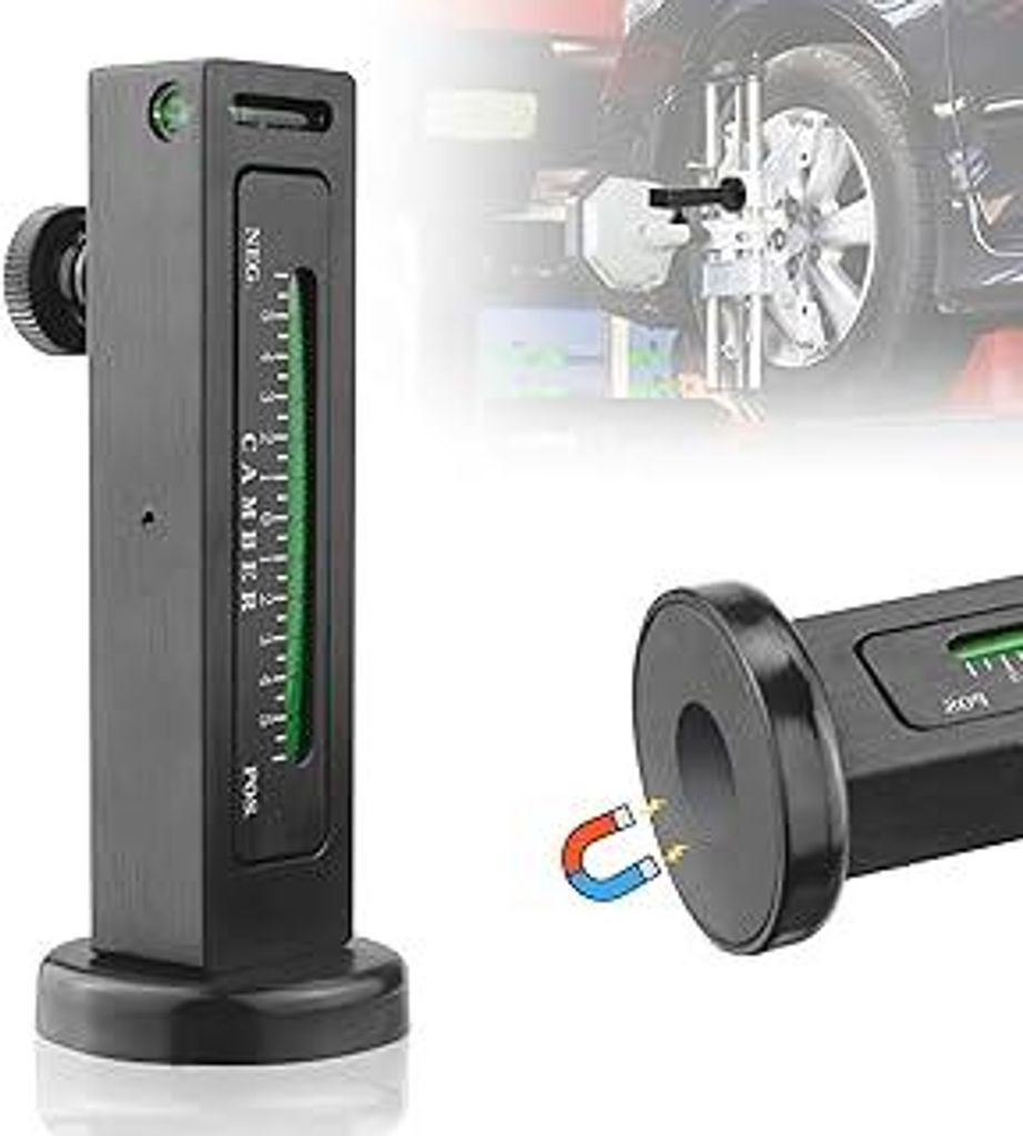 Ausrichtungssturzlehre Magnetisch Einstellwerkzeug, Kfz Achsvermessung, Ausrichtungssturzlehre, Pkw Sturz magnetspurwerkzeug Camber Castor Strebe R...