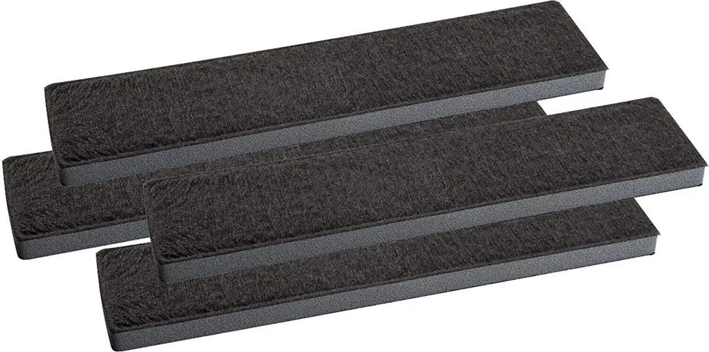 Alapure HFK3955 Filtre à charbon pour Miele DKF21-1 9720600 - Lot de 4