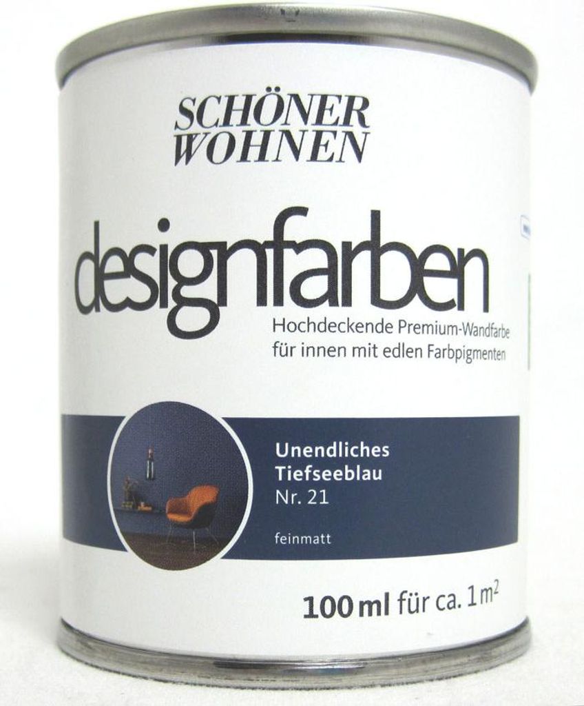 Designfarbe Unendliches Tiefseeblau Nr.21 100 ml Produktbild 