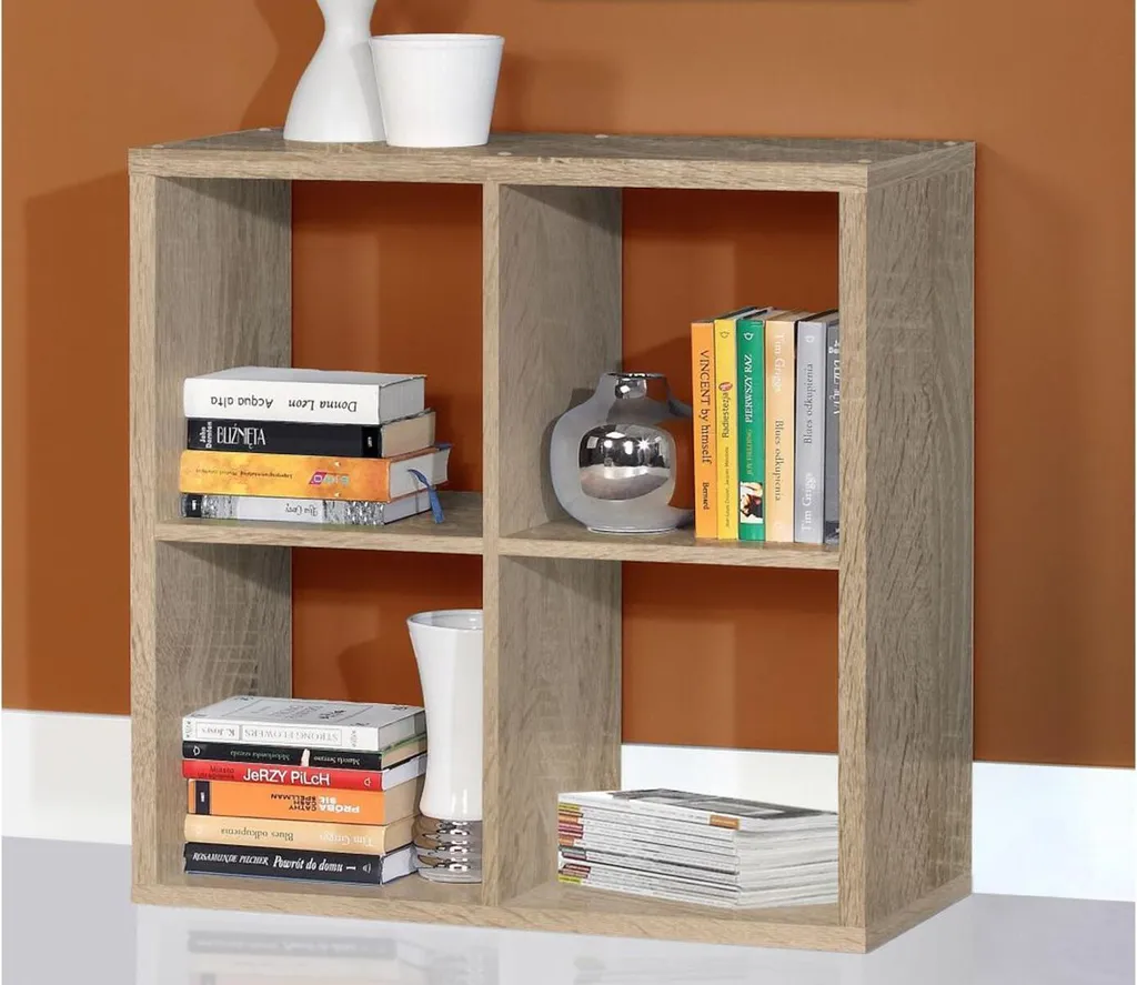 Étagère de Bureau Wellington pour Classeurs Chêne Sonoma 72x72x33 cm
