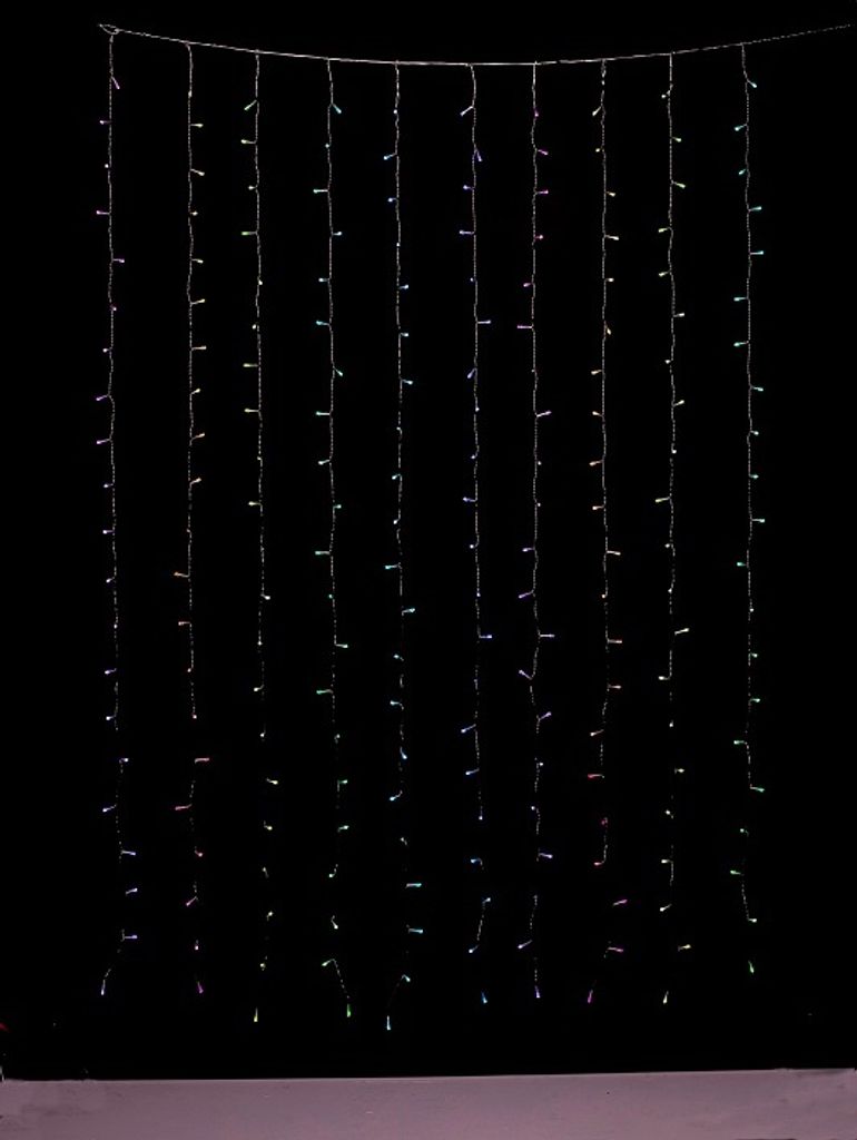 Twinkly Curtain 210 RGBW LED, kurtyna, przezroczysty Zdjęcie produktu 15
