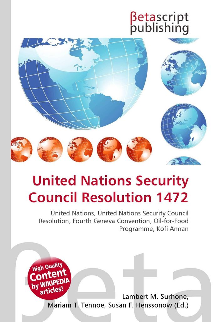 United Nations Security Council Resolution 1472