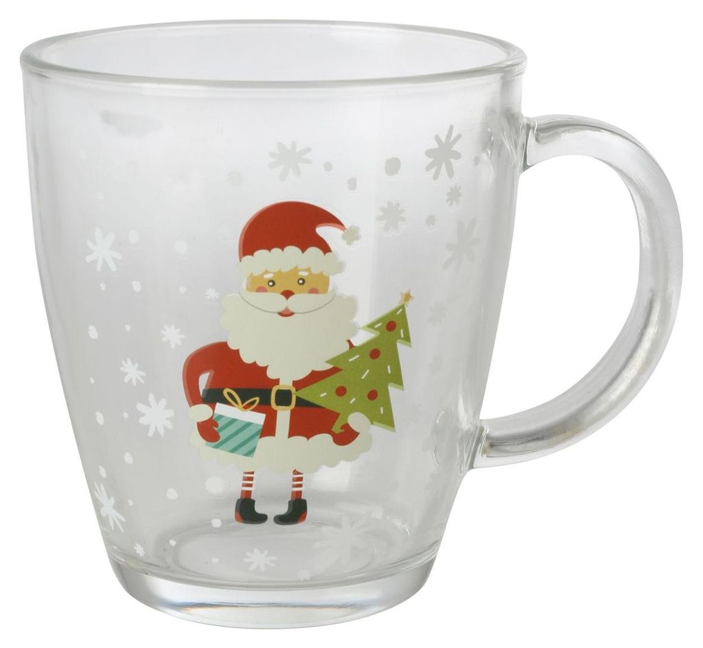 12x Tassen Glas 300ml Kaffeebecher Tee Küchen Trinken Pott Produktbild 