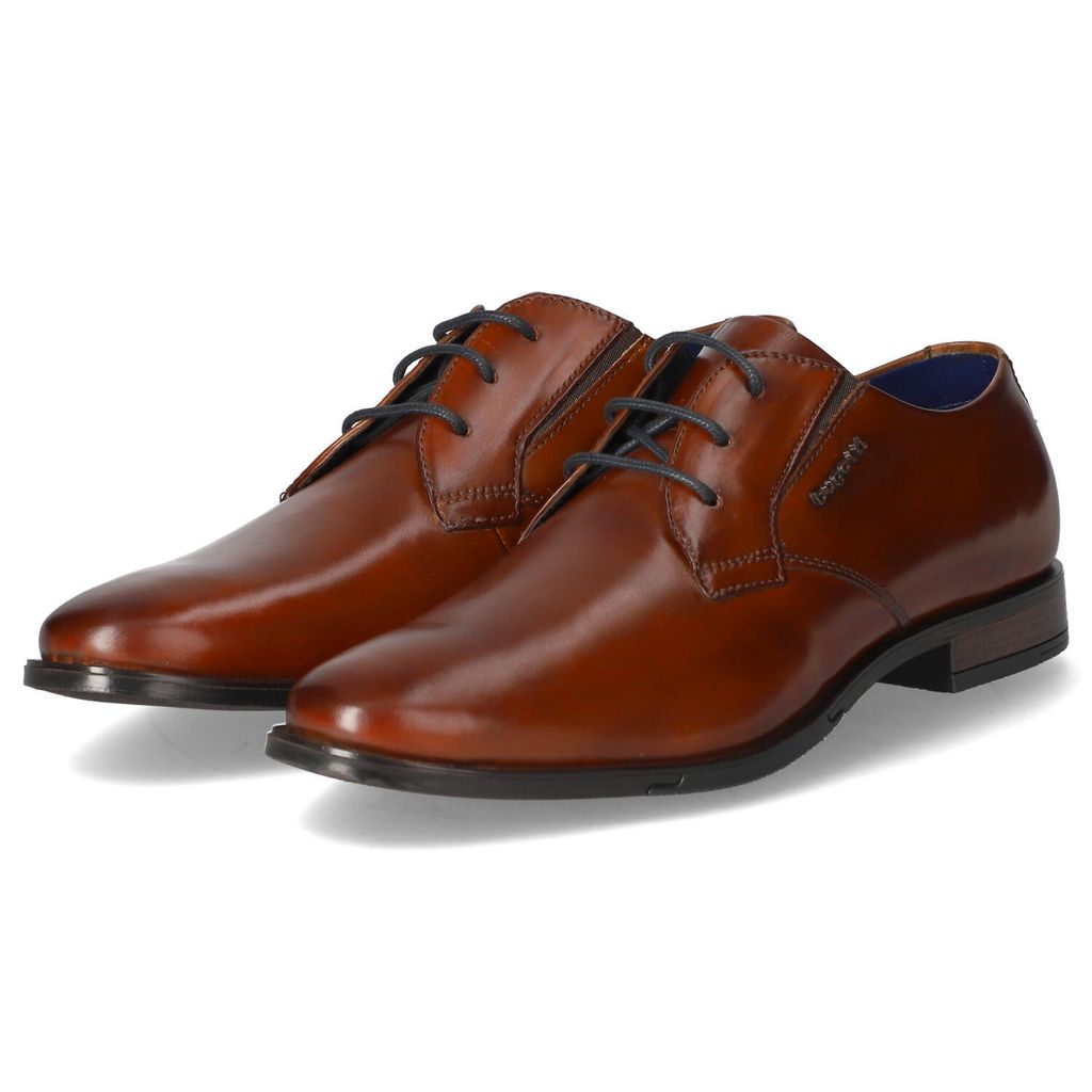 Bugatti Halbschuhe Herren Glattleder BraunGröße:45 Produktbild 