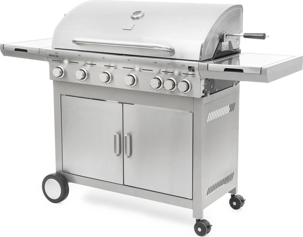 G21 Mexico BBQ, 18900 W, Gril, 7 stref(y), 4158 cm², Wózek, Zdjęcie produktu 