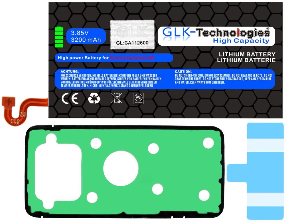 GLK-Technologies  Samsung Galaxy S9 SM-G960F Akku Produktbild 
