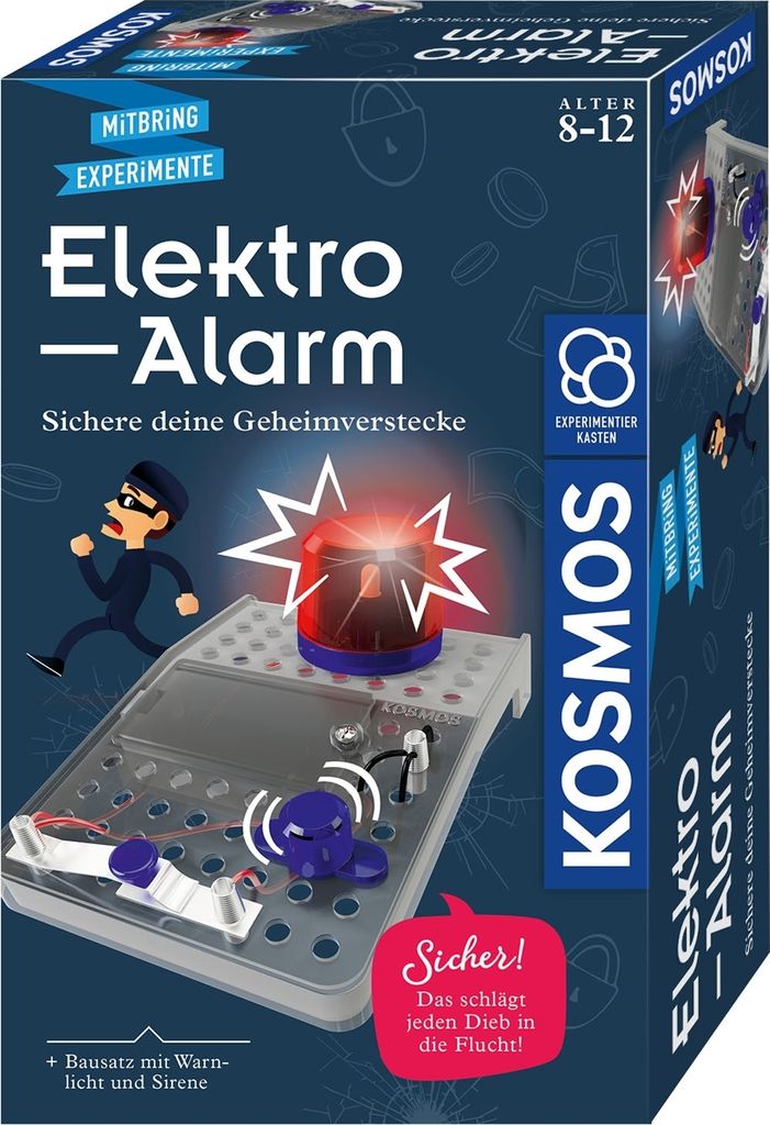 Mitbringspiel Experiment KOSMOS 658083 Elektro-Alarm