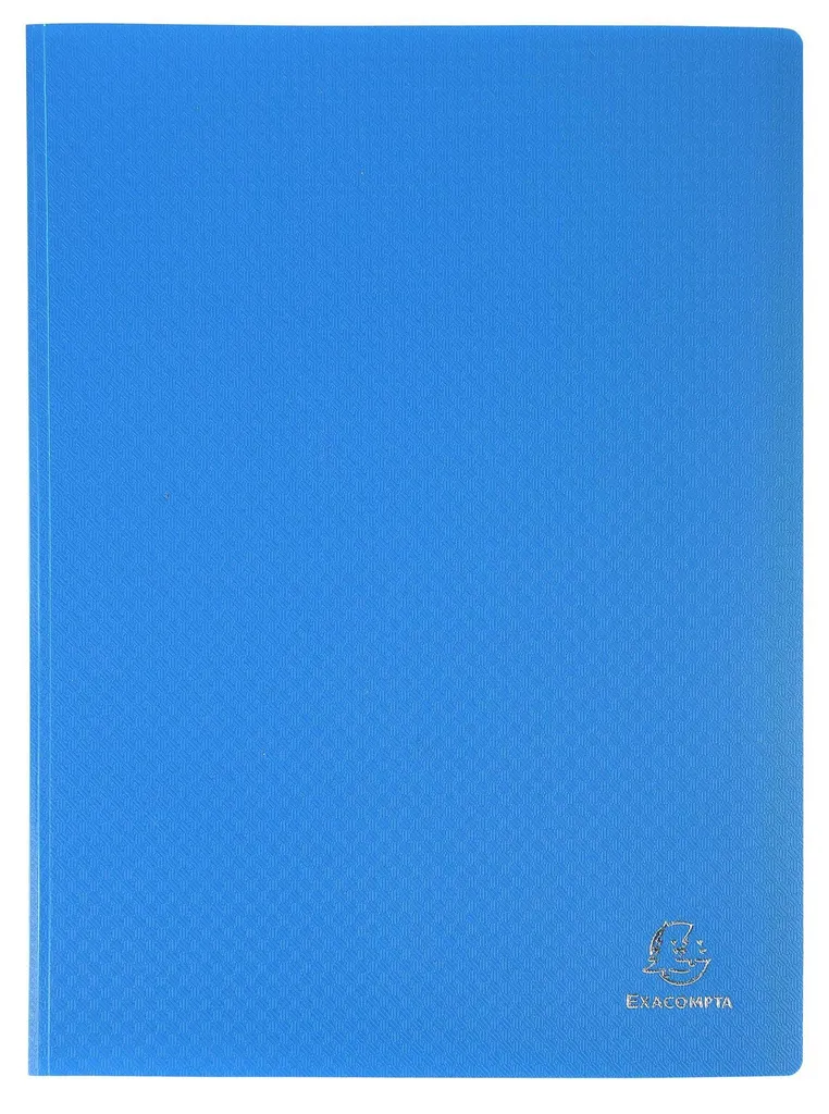 Exacompta 88112E Protège-documents A4 Bleu clair 100 Vues en Polypro