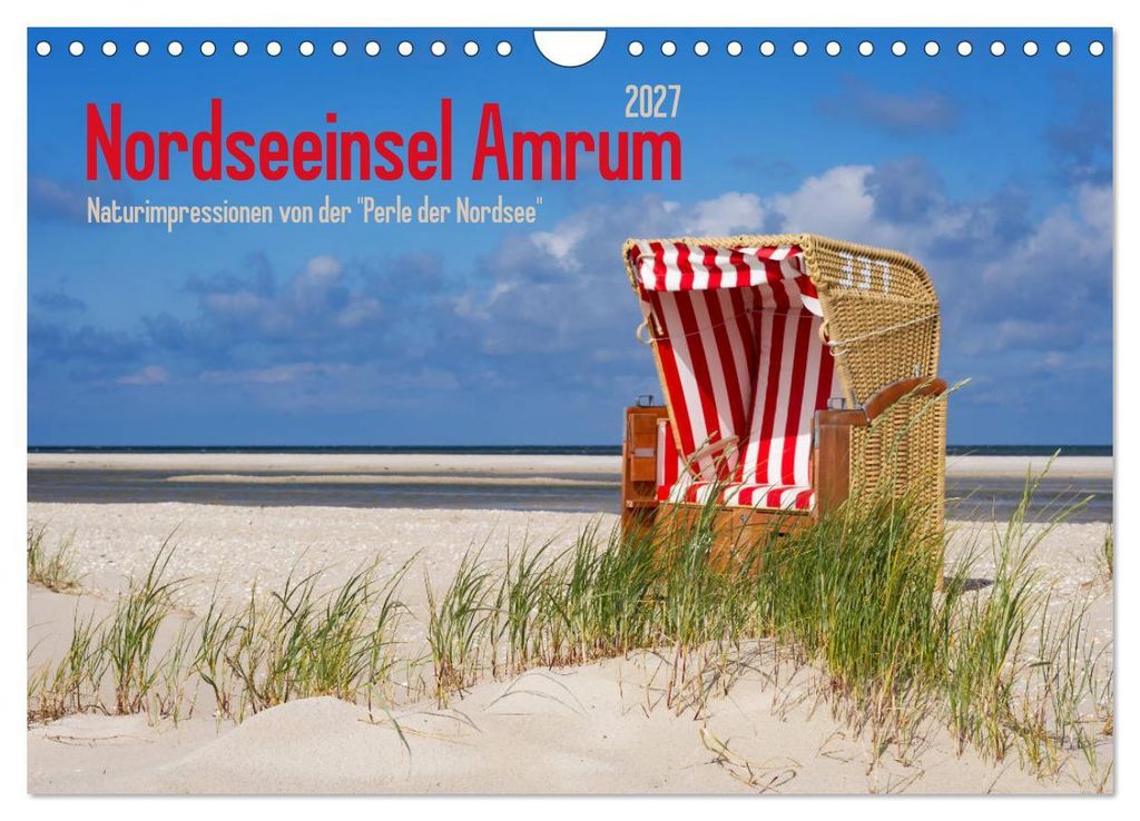 Nordseeinsel Amrum (Wandkalender 2027 DIN A4 quer), Produktbild 