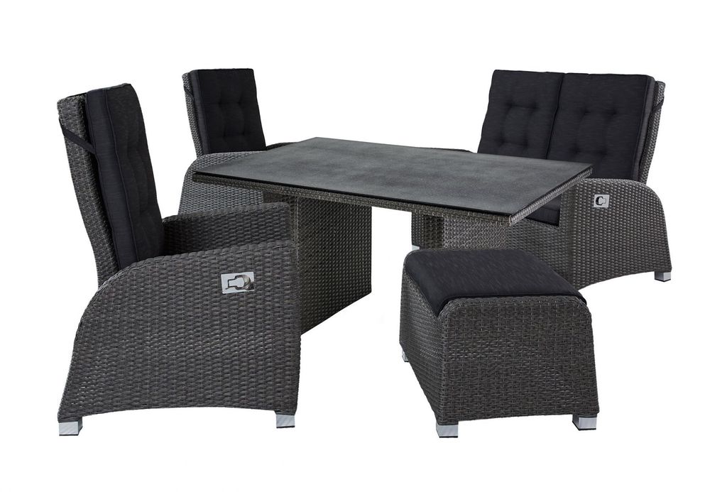 LC Garden Barcelona Living Set grau-mix Sitzgruppe Gartenset