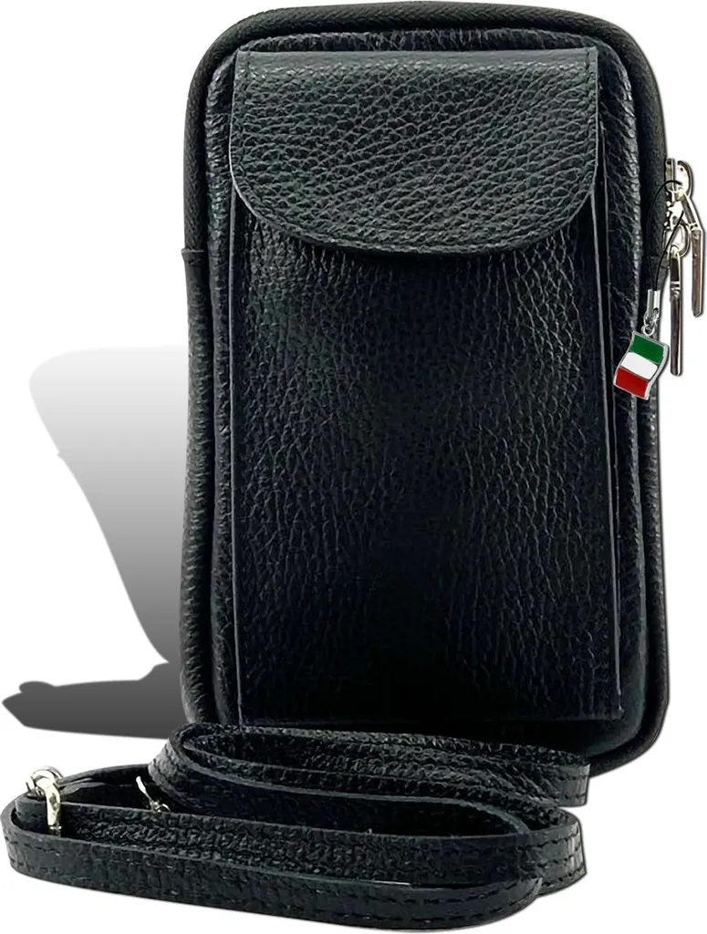 Sac à main en cuir noir Florence - Accessoire chic pour femme moderne