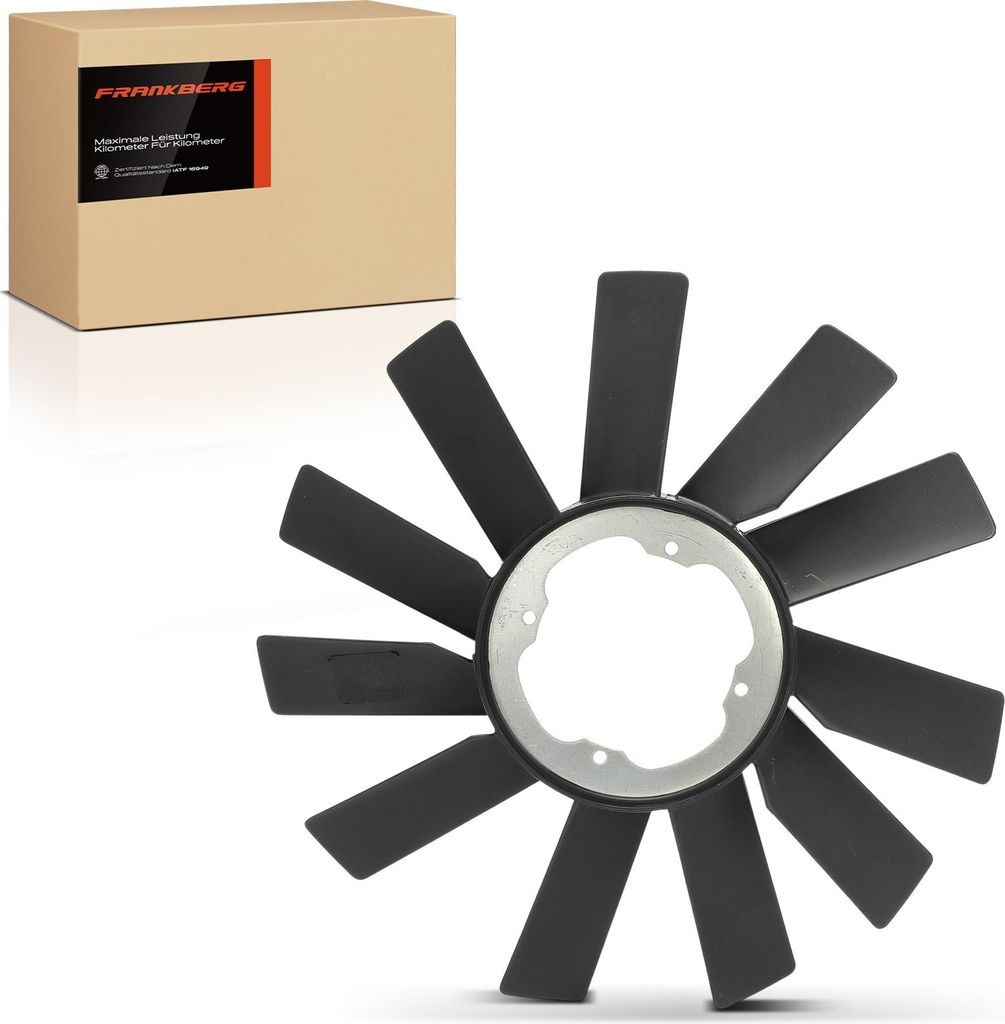 Frankberg 1x Lüfterrad Motorkühlung für BMW 3er E30 E36 5er E28 E34 E39 6er E24 Z1 Z3 E36