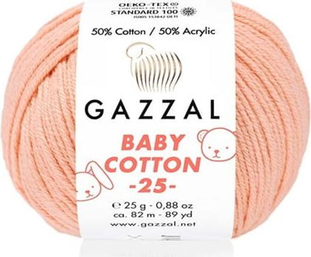 Gazzal Baby Baumwolle 3412: Weiche Sportwolle für Produktbild 