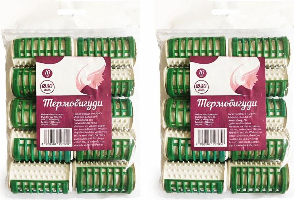 Thermolockenwickler Ø 30 mm – 2x 10 Stück