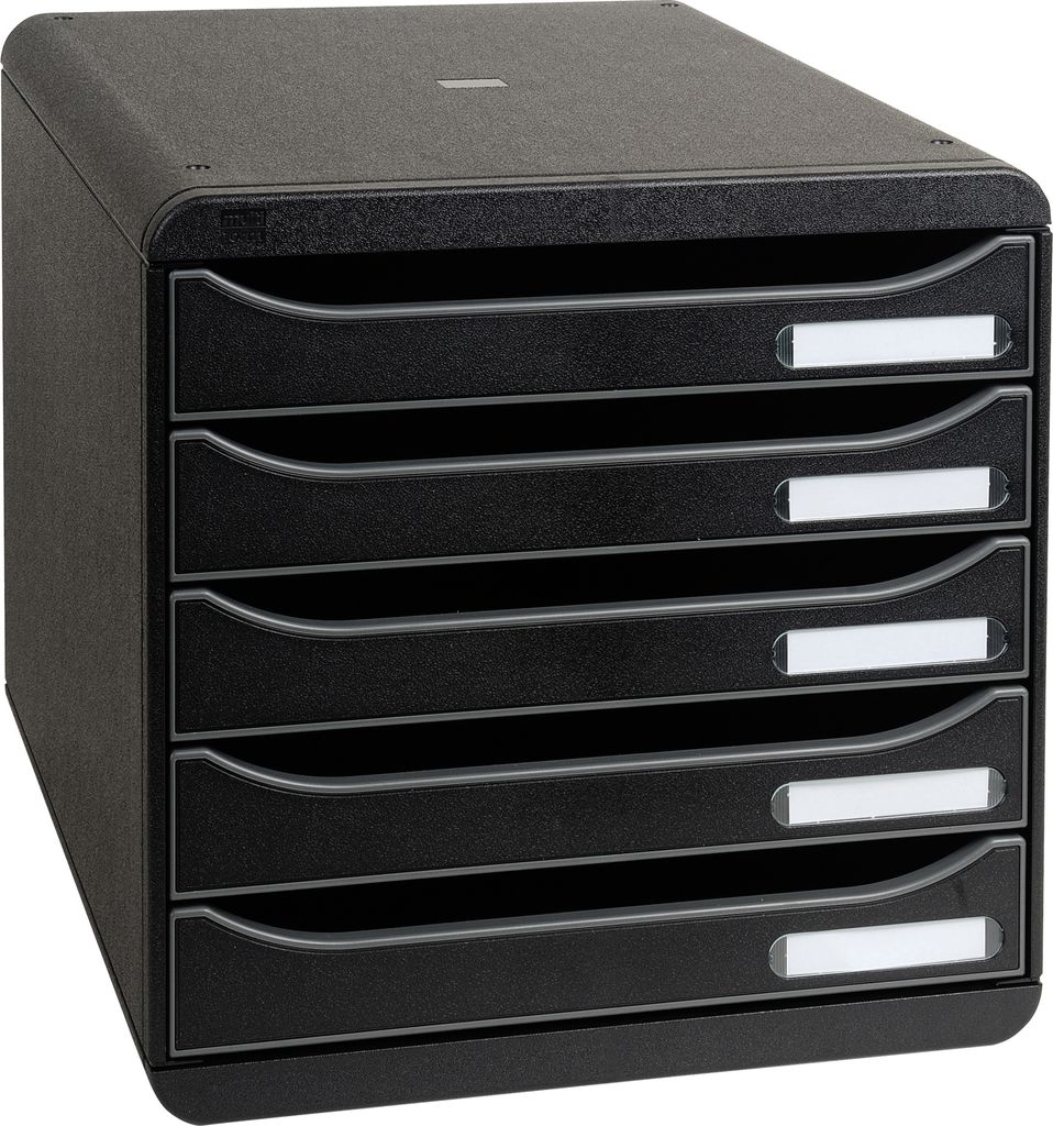 Exacompta Schubladenbox Big Box Plus 5 offene Schubladen Produktbild 
