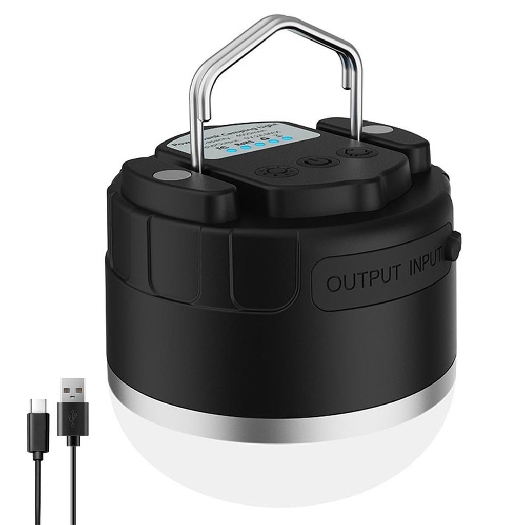 LED Campinglampe,Outdoorlampe zum Aufhängen, 4000mAh Akku,dimmbare Campingleuchte,wiederaufladbar,Campinglicht