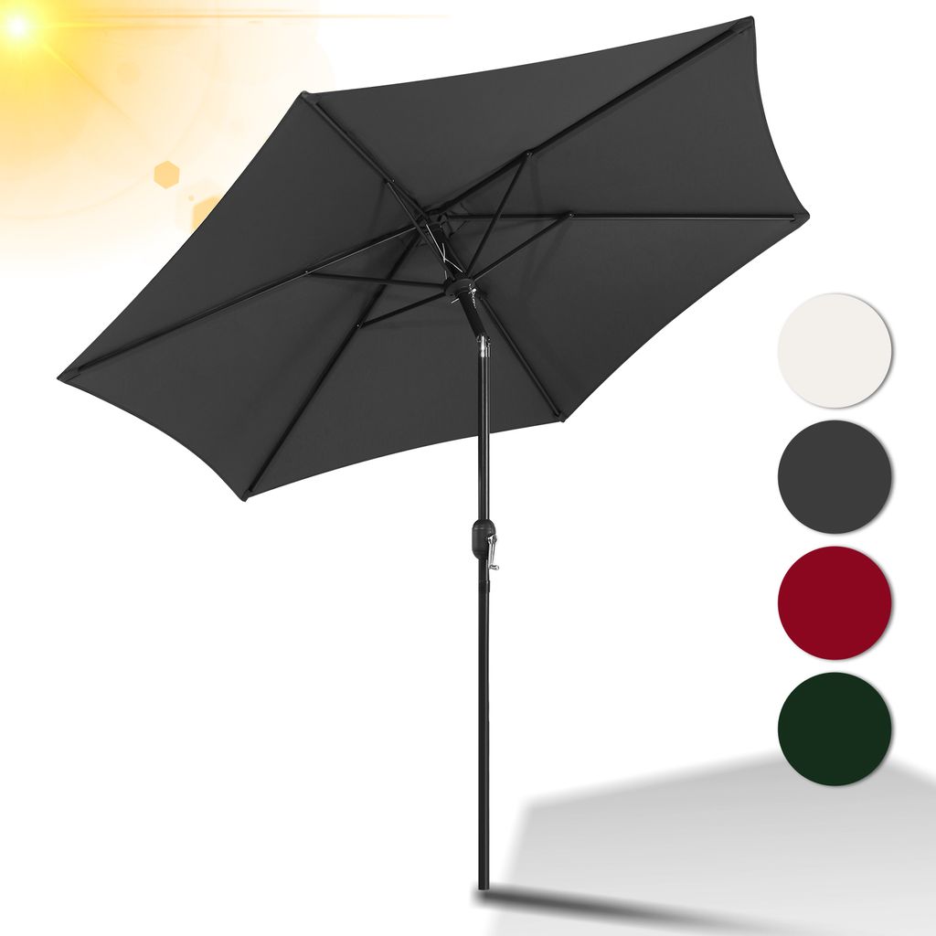 Parasol Jopassy Ø2,7 m Parasol de jardin pivotant à 360° Image du produit 